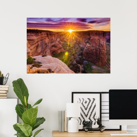 日が差すことアットキャニオンデチェリー, AZ ポスター (ホームオフィス)