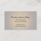 日が差すことウッドミニマルカスタムビジネスカード 名刺 (裏面)