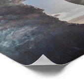 日が差すことオンピープルインアイスケーブ ポスター (角)