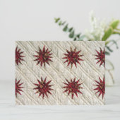 日が差すことキルト招待状 招待状 (スタンド正面)