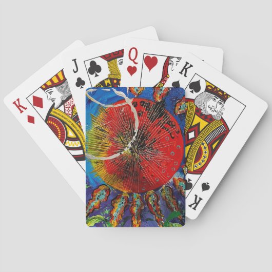 日が差すことクラシックトランプ トランプ (裏面)