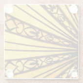 日が差すことコースター ガラスコースター (裏面)