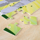 日が差すことゴルファーのジグソーパズル ジグソーパズル (側面)