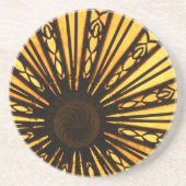 日が差すことサンドストーンコースター コースター (正面)