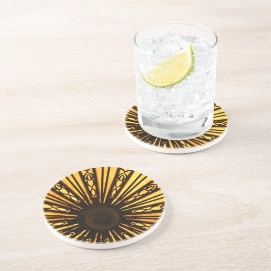 日が差すことサンドストーンコースター コースター (側面)