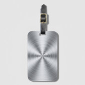 日が差すことステンレスプリント ラゲッジタグ (正面縦)