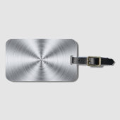 日が差すことステンレスプリント ラゲッジタグ (正面横)