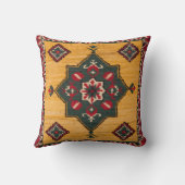 日が差すことストライプ"トルコ語Kilim Pillows:ヴィンテージ クッション (裏面)