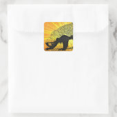 日が差すことハニーバッジャー スクエアシール (バッグ)