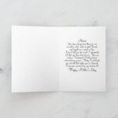 日が差すことフラワーズマザーズデイカード カード (内部)