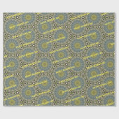 日が差すことフラワーファーザーズデイ ラッピングペーパー (フラット)