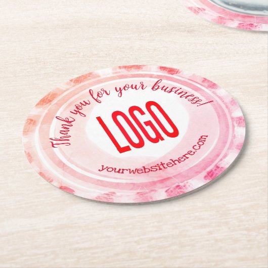 日が差すことペパーミントキャンディスクエア紙コースター ラウンドペーパーコースター (アングル)