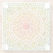 日が差すことマンダラボホガラスコースター ガラスコースター (裏面)
