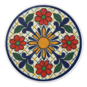 日が差すことメキシカンタラベラフローラセラミックノブ セラミックノブ (正面)