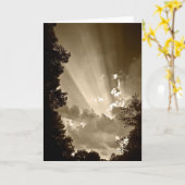 日が差すこと カード (黄色い花)