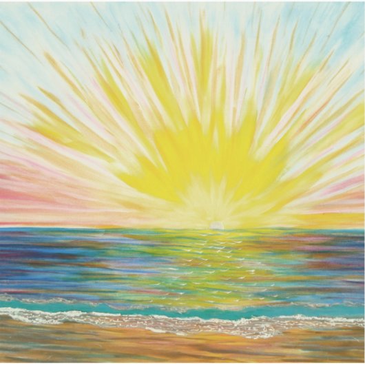 日が差すこと シール (正面)