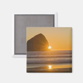 日が差すこと&ハイスタックロックアットキワンダ岬 マグネット (正面/裏面)