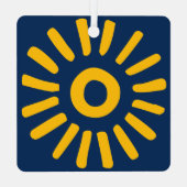 日が差すこと メタルオーナメント (裏面)