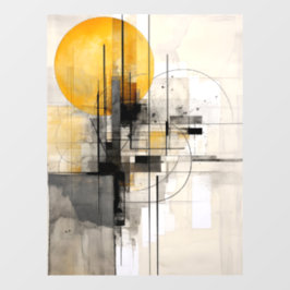 日が差すこと(黒と金ゴールド) ウィンドウサイン