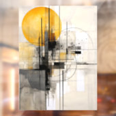 日が差すこと(黒と金ゴールド) ウィンドウサイン (シート2)