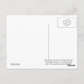 日が差すにつれて橋が渡る ポストカード (裏面)