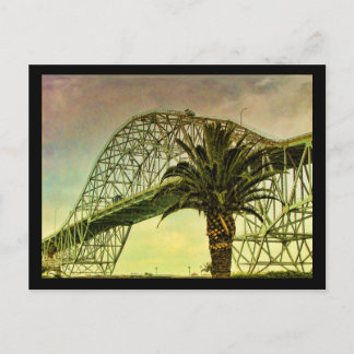 日が差すにつれて橋が渡る ポストカード