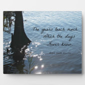 日が教え知らない年月間 フォトプラーク (正面)