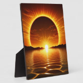 日が昇るにつれて君の可能性も上がる フォトプラーク (側面)