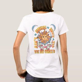 日が昇るま来で降りない Tシャツ