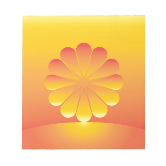 日が昇る ノートパッド (正面)