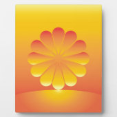 日が昇る フォトプラーク (正面)