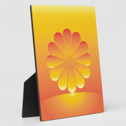 日が昇る フォトプラーク (側面)