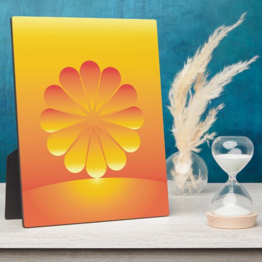 日が昇る フォトプラーク (側面)