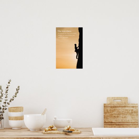 日が昇る ポスター (キッチン)