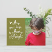 日が明るメリーくクリスマス シーズンカード (スタンド正面)