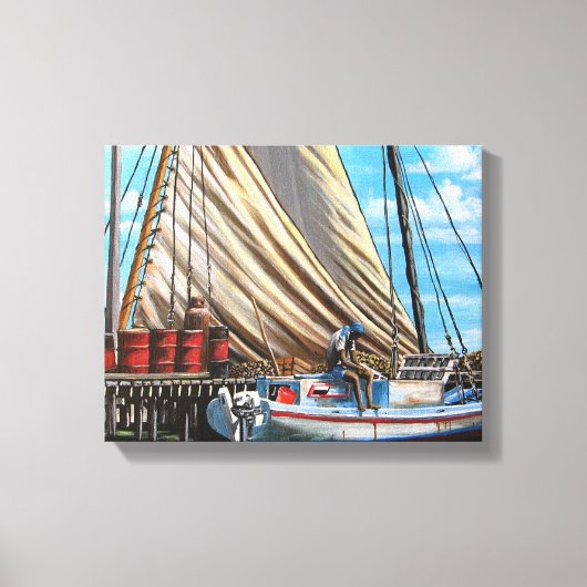 日が消えた キャンバスプリント (正面)