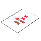 日が照り返す ノートブック (左側)