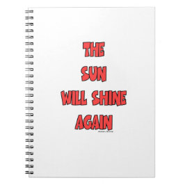 日が照り返す ノートブック