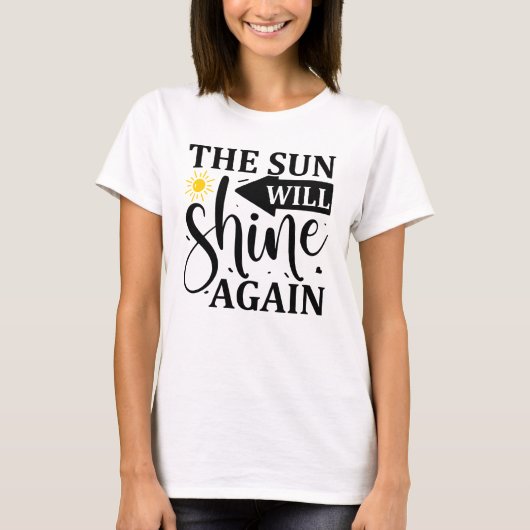 日が照り返す Tシャツ (正面)