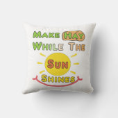 日が照る間に干し草を作る クッション (裏面)