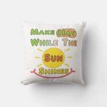 日が照る間に干し草を作る