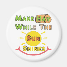 日が照る間に干し草を作る