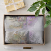 日が通過し、素朴ヴィンテージの赤いピックアップ 薄葉紙 (ギフト)