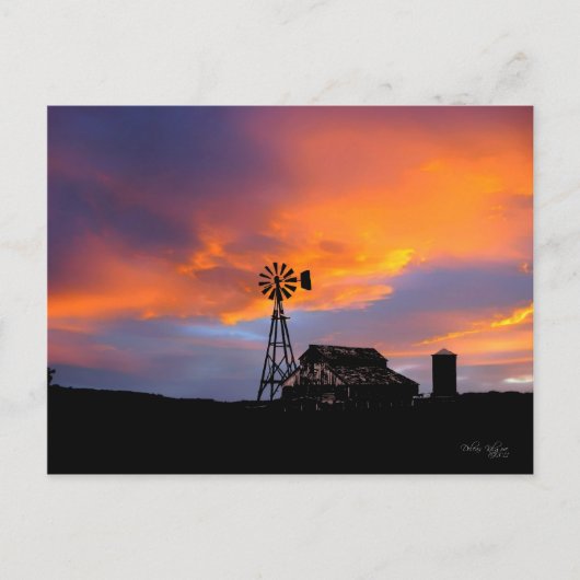 日が過ぎた ポストカード (正面)