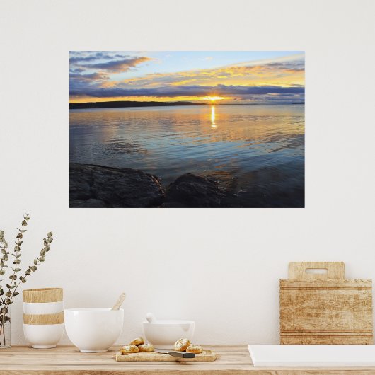 日きらめく出 ポスター (キッチン)