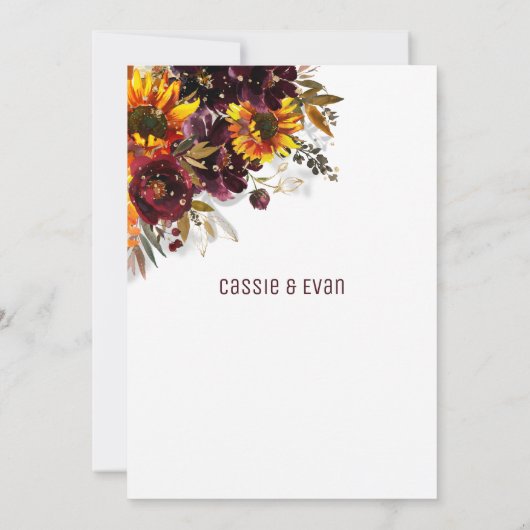 日きらめく酒ひまモダンわ結婚け 案内状 (裏面)