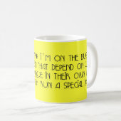 日ごとのバスのアシスタント コーヒーマグカップ (正面右)