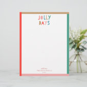 日すてき休日の文房具 レターヘッド (スタンド正面)