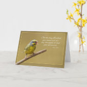 日で呼びました カード (黄色い花)