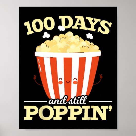 日とスティルポピンポップコーン映画100日のSc ポスター (正面)